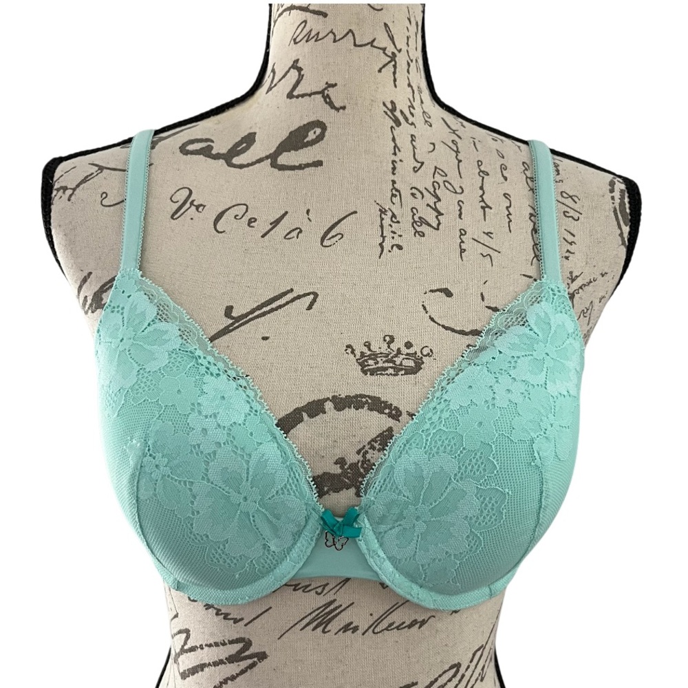 Victoria’s Secret Elegant Lace Multiway Straps Lined Perfect Coverage Bra 34C